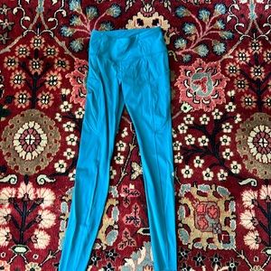 Lululemon teal running leggings perfect condition